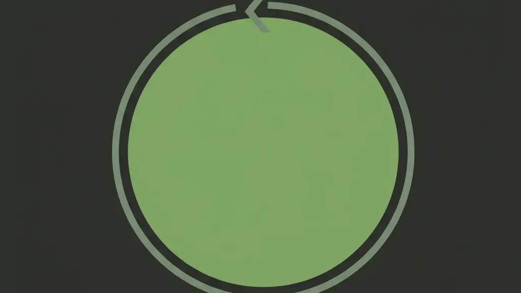 Line drawing of a circle on night, marked in grass